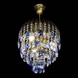Люстра Лора №3 под бронзу синяя в Симферополе