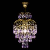 Люстра Лора №3 журавлик Фиолетовая под бронзу в Симферополе