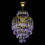 Люстра Лора №3 журавлик Фиолетовая под бронзу в Симферополе