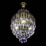 Люстра Лора №3 журавлик Фиолетовая под бронзу в Симферополе