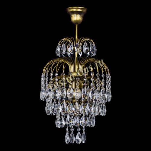 Люстра Лора №3 журавлик под бронзу в Симферополе Гусь Хрустальный