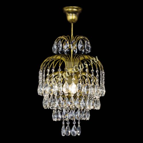 Люстра Лора №3 журавлик под бронзу в Симферополе Гусь Хрустальный