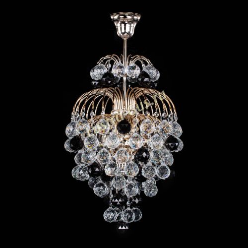 Люстра Лора Шар 40 черная в Симферополе Гусь Хрустальный