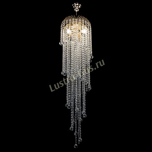 Люстра Лора Винтаж длинная (шар 30мм) в Симферополе Гусь Хрустальный