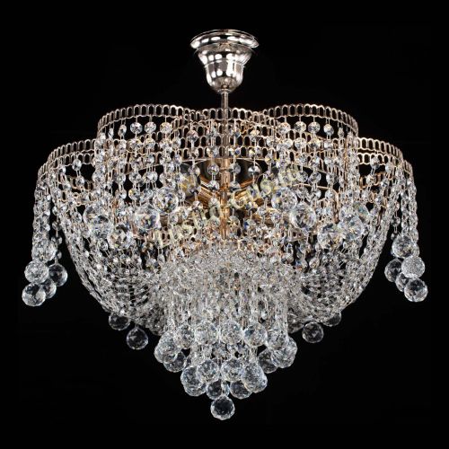 Люстра Лотос Анна с подвесом в Симферополе Гусь Хрустальный