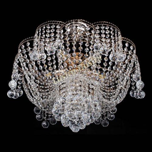 Люстра Лотос Анна с подвесом в Симферополе Гусь Хрустальный