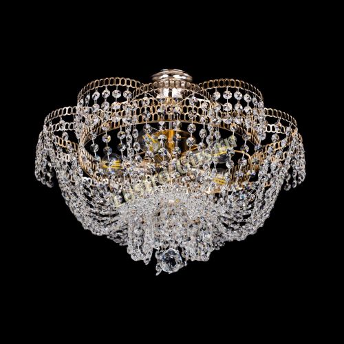 Люстра Лотос Пион с подвесом в Симферополе Гусь Хрустальный