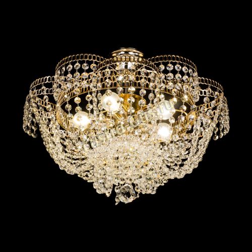 Люстра Лотос Пион с подвесом в Симферополе Гусь Хрустальный