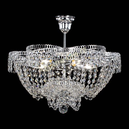 Люстра Лотос Пион с подвесом в Симферополе Гусь Хрустальный