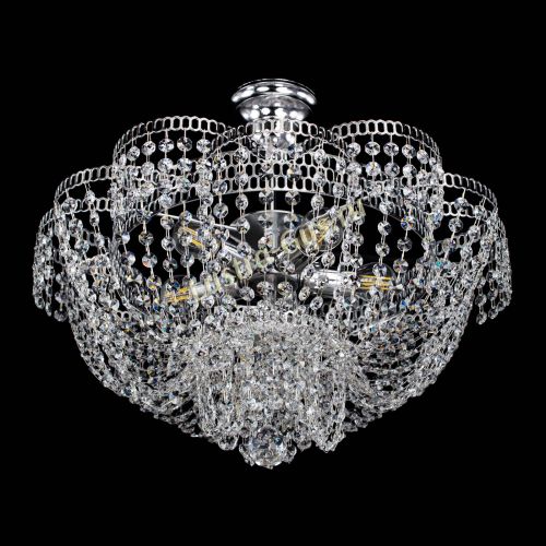 Люстра Лотос Пион с подвесом в Симферополе Гусь Хрустальный