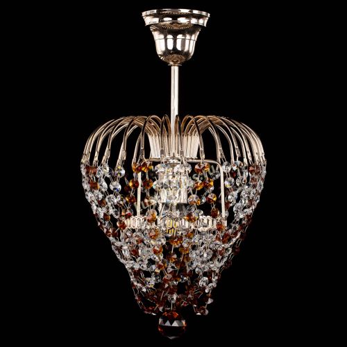 Люстра Малинка обтикон чайная в Симферополе Гусь Хрустальный