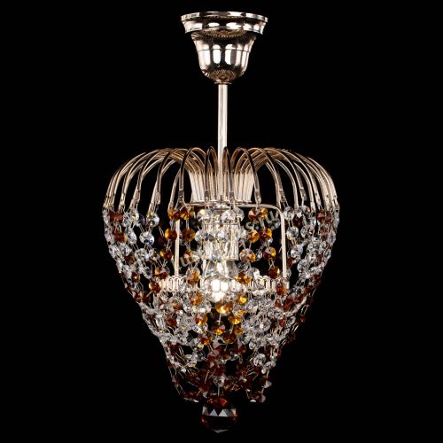 Люстра Малинка обтикон чайная в Симферополе Гусь Хрустальный