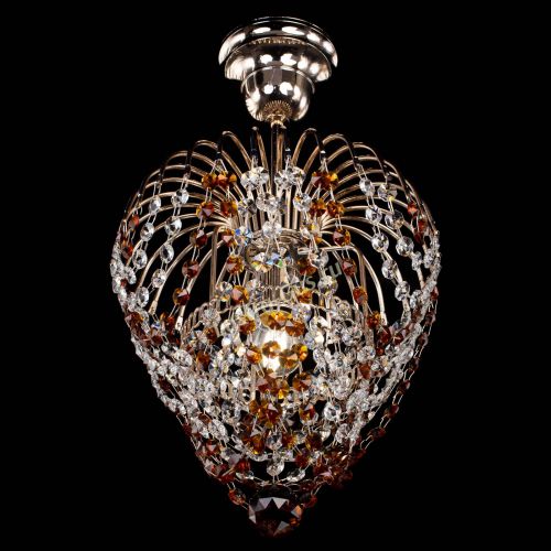 Люстра Малинка обтикон чайная в Симферополе Гусь Хрустальный