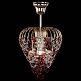 Люстра Малинка обтикон красная в Симферополе