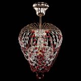 Люстра Малинка обтикон красная в Симферополе
