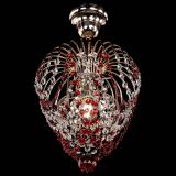 Люстра Малинка обтикон красная в Симферополе