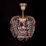 Люстра Малинка шар красная в Симферополе