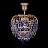 Люстра Малинка шар синяя в Симферополе