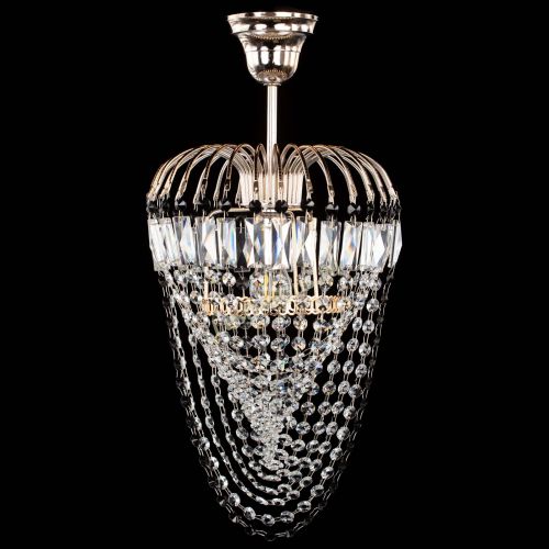 Люстра Малинка Водоворот черная в Симферополе Гусь Хрустальный