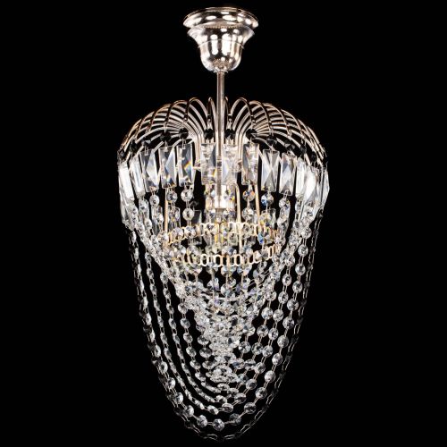 Люстра Малинка Водоворот черная в Симферополе Гусь Хрустальный