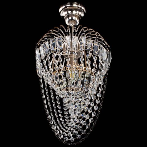 Люстра Малинка Водоворот черная в Симферополе Гусь Хрустальный