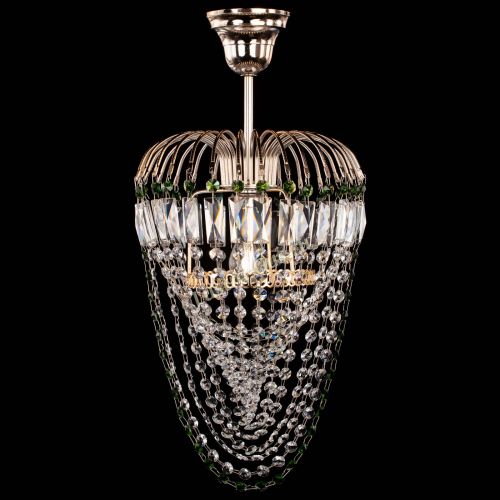 Люстра Малинка Водоворот зеленая в Симферополе Гусь Хрустальный
