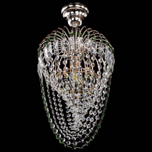 Люстра Малинка Водоворот зеленая в Симферополе Гусь Хрустальный