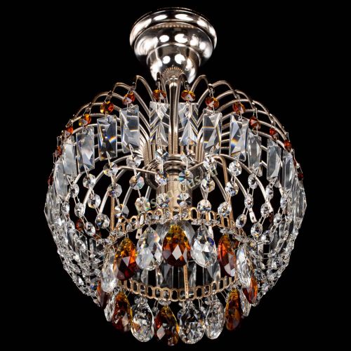 Люстра Малинка чайная в Симферополе Гусь Хрустальный