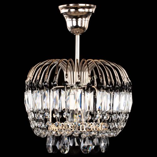 Люстра Малинка черная в Симферополе Гусь Хрустальный