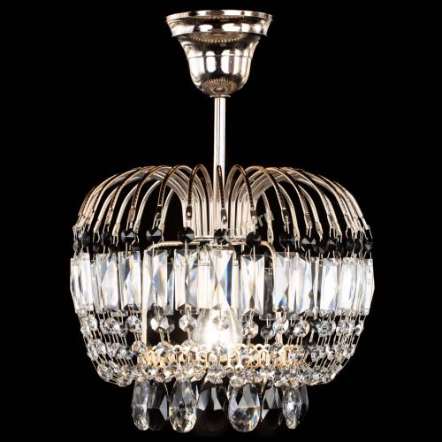 Люстра Малинка черная в Симферополе Гусь Хрустальный