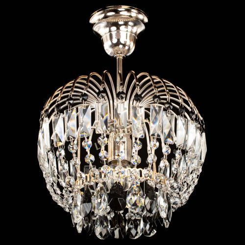 Люстра Малинка черная в Симферополе Гусь Хрустальный