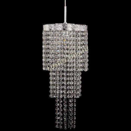 Люстра Милан №1 каскад на тросе в Симферополе Гусь Хрустальный