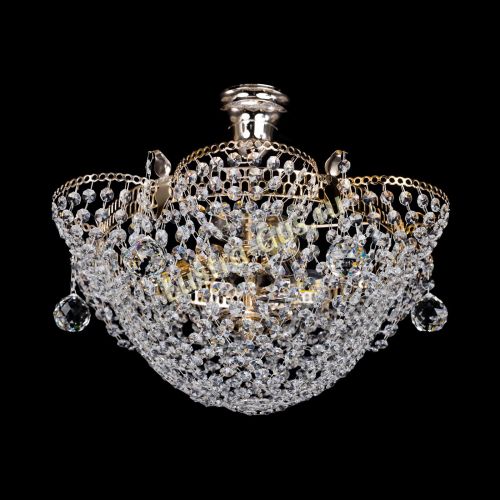 Люстра Нарцисс с подвесом в Симферополе Гусь Хрустальный