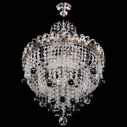 Люстра Натали Софья черная в Симферополе Гусь Хрустальный