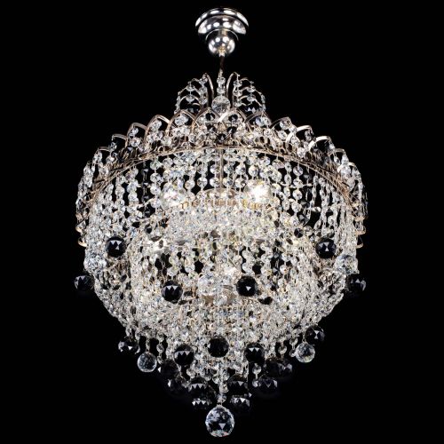 Люстра Натали Софья черная в Симферополе Гусь Хрустальный