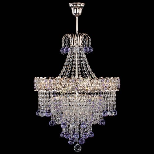 Люстра Натали Софья фиолетовая в Симферополе Гусь Хрустальный
