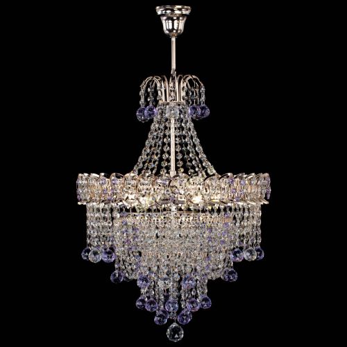 Люстра Натали Софья фиолетовая в Симферополе Гусь Хрустальный
