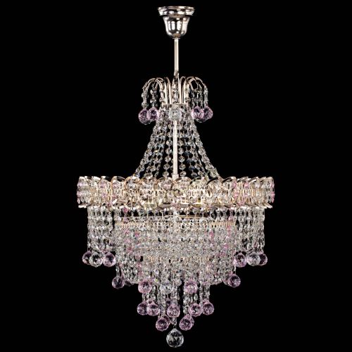 Люстра Натали Софья розовая в Симферополе Гусь Хрустальный