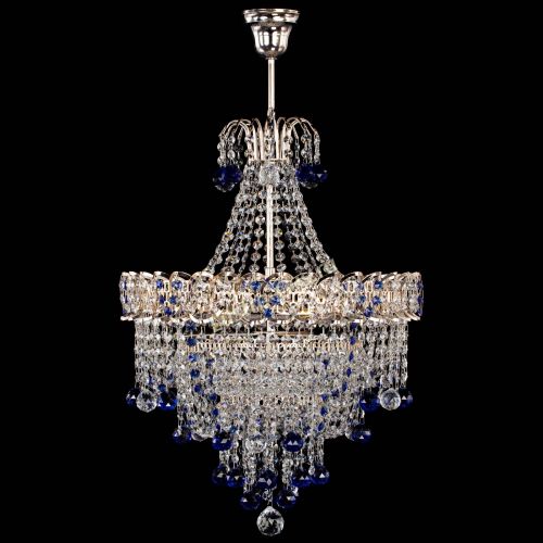 Люстра Натали Софья синяя в Симферополе Гусь Хрустальный