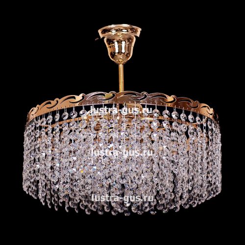 Люстра Капель обтикон с подвесом в Симферополе Гусь Хрустальный