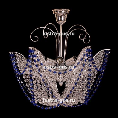 Люстра Орхидея №3 цветная в Симферополе Гусь Хрустальный