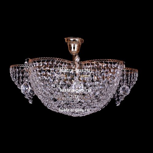 Люстра Ромашка подсолнух с подвесом в Симферополе Гусь Хрустальный