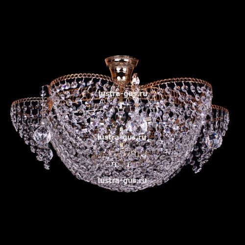 Люстра Ромашка подсолнух с подвесом в Симферополе Гусь Хрустальный