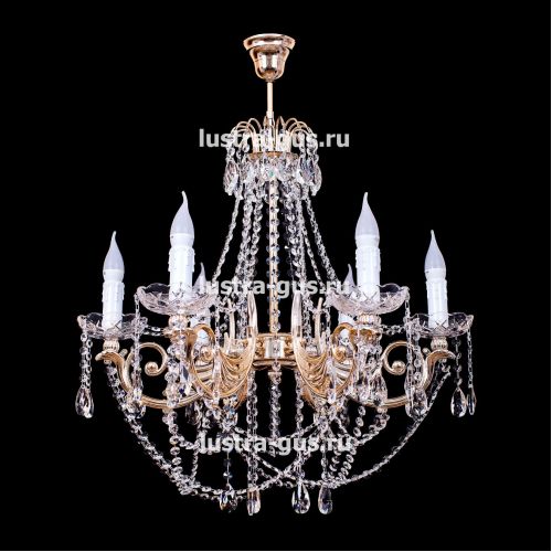 Люстра Свеча Лайт №1 (рожки - пластик) в Симферополе Гусь Хрустальный