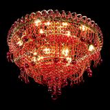 Люстра Водопад Софья красная в Симферополе