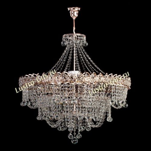 Люстра Водопад Софья с подвесом в Симферополе Гусь Хрустальный