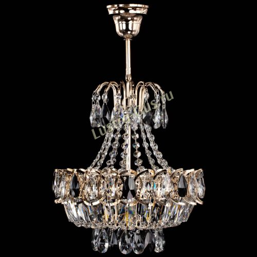 Люстра Ника 1 лампа черная в Симферополе Гусь Хрустальный