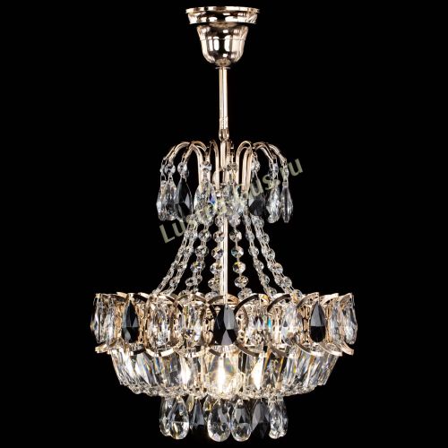 Люстра Ника 1 лампа черная в Симферополе Гусь Хрустальный