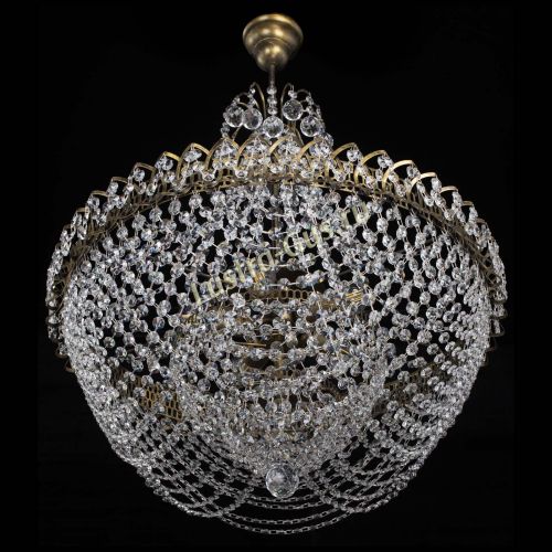 Люстра Ника Лепестки №5 под бронзу в Симферополе Гусь Хрустальный