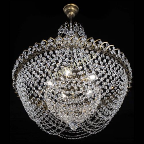 Люстра Ника Лепестки №5 под бронзу в Симферополе Гусь Хрустальный